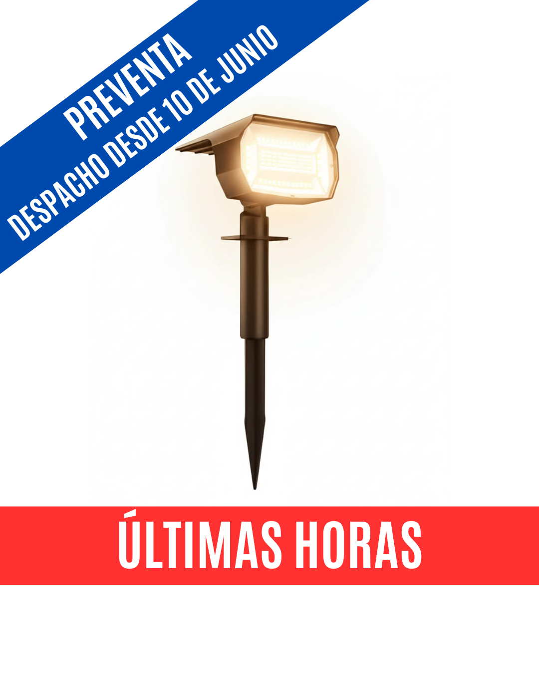 CYBER: PACK 5 Faroles Solares Luz Cálida Para Jardín + ENVÍO GRATIS