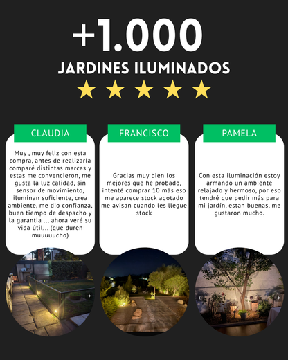 PACK Faroles Solares Luz Cálida Para Jardín + ENVÍO GRATIS